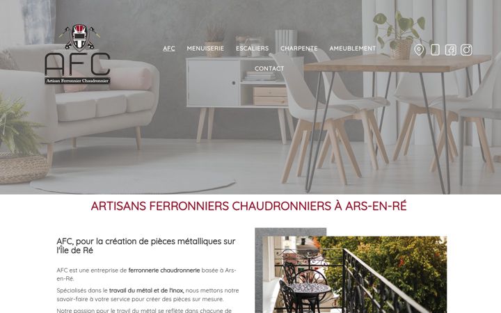 Screenshot of afc-iledere.fr