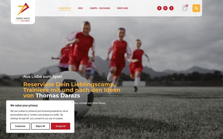 Screenshot of afc-tore.at