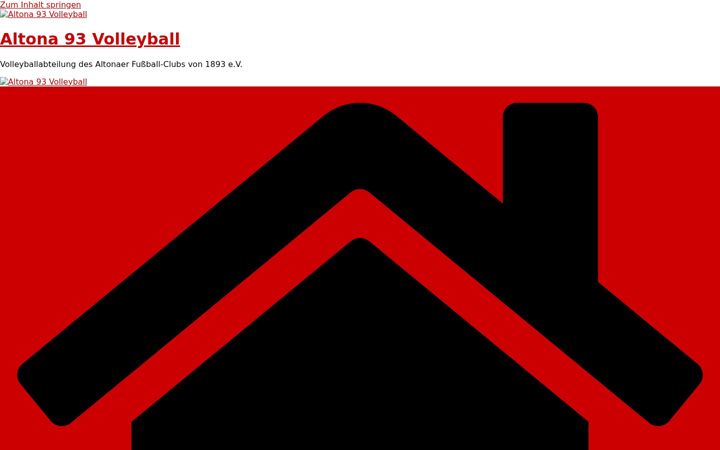 Screenshot of afc-volleyball.de