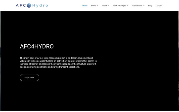 Snímek obrazovky afc4hydro.eu