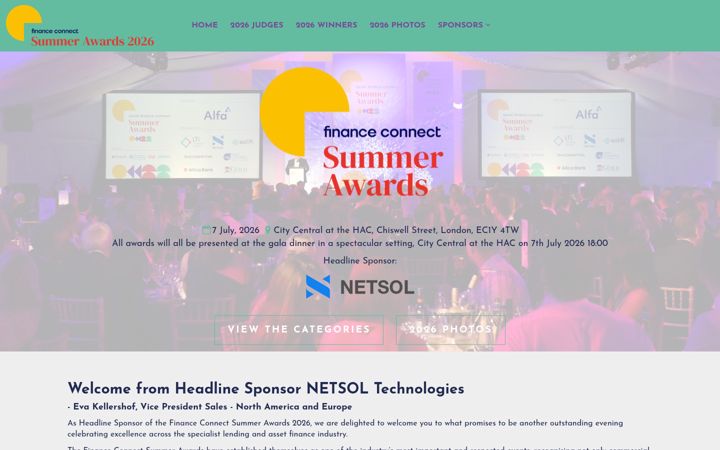 Snímek obrazovky afcawardsuk.com
