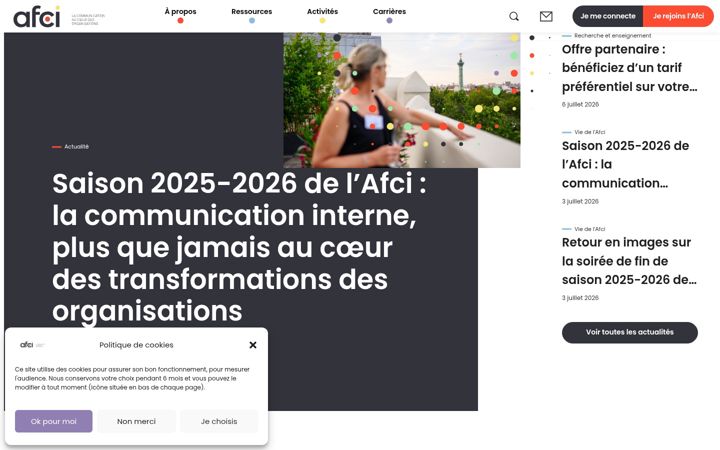 Screenshot of afci.asso.fr