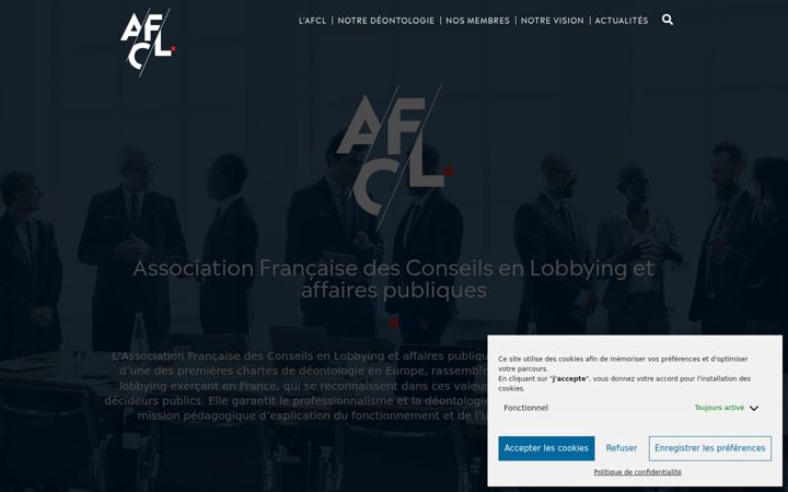 Screenshot of afcl.net