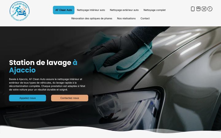 Screenshot of afcleanauto.fr