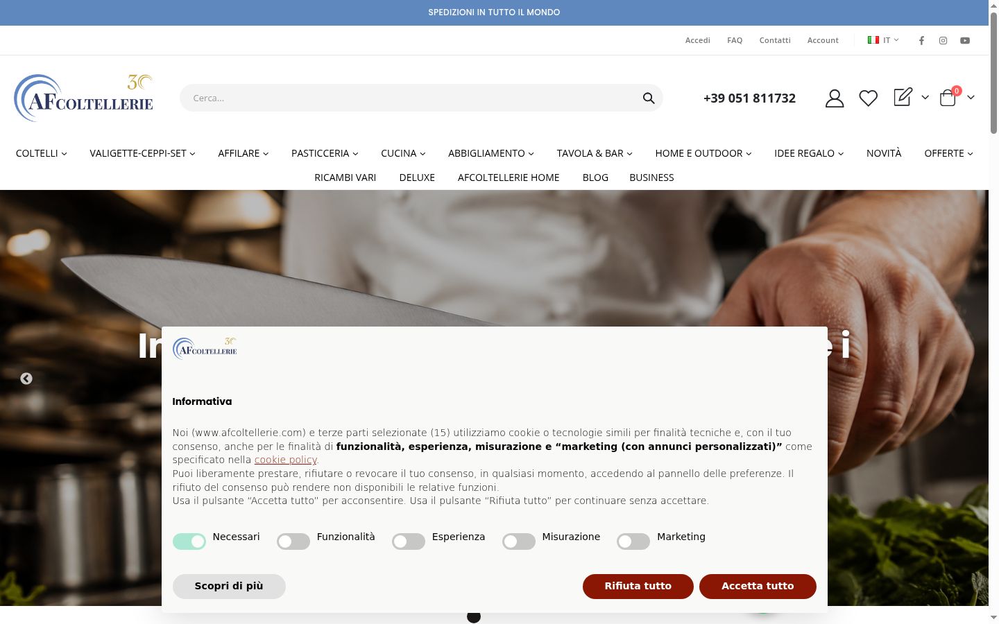 Zrzut ekranu banera zgody wyświetlanego przed jakąkolwiek interakcją