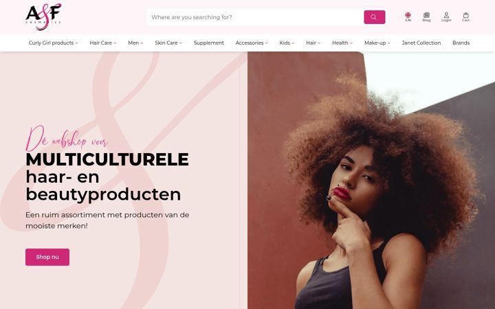 Screenshot of afcosmetics.nl