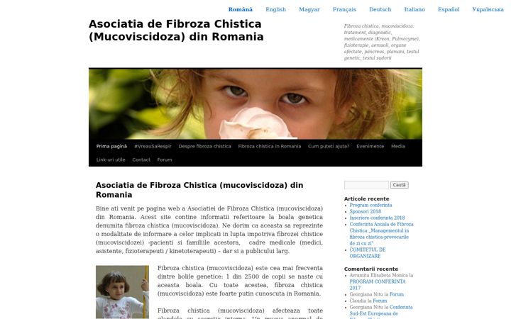 Screenshot of afcr.ro