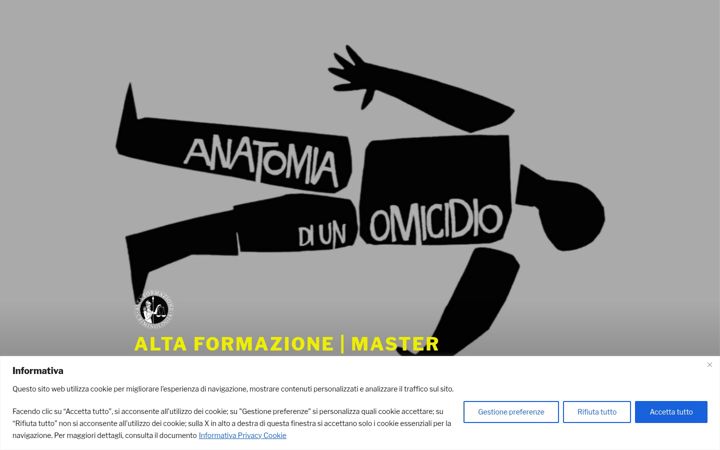 Screenshot stránky afcrime.it