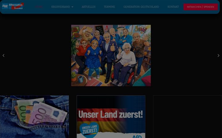 Screenshot of afd-em.de