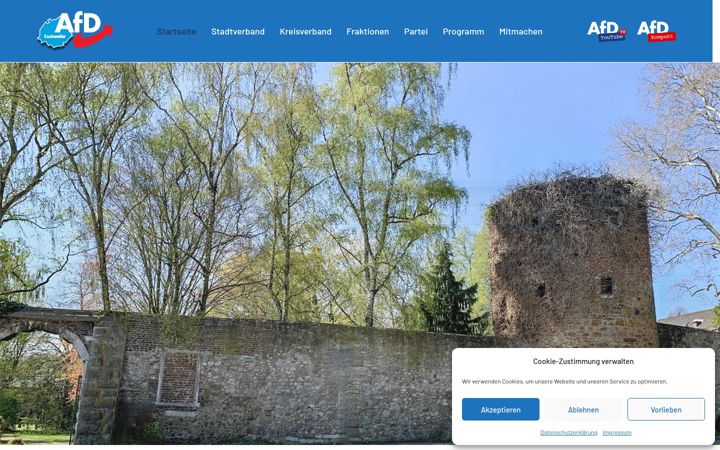 Screenshot ta' afd-eschweiler.de