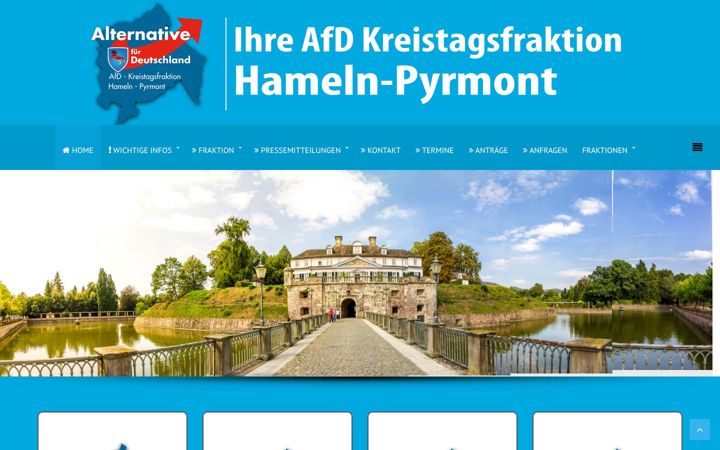 Ekrānuzņēmums no afd-fraktion-hameln-pyrmont.de