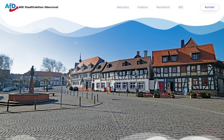 Screenshot of afd-fraktion-oberursel.de