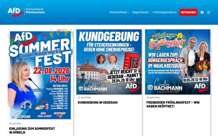Screenshot of afd-mittelsachsen.de