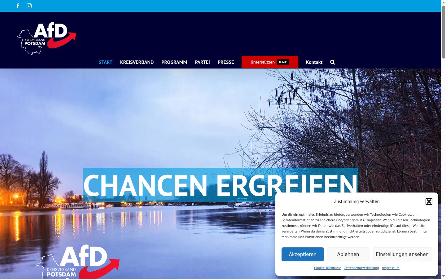 Sutikimo reklamjuostės, rodytos prieš bet kokią sąveiką, ekrano kopija