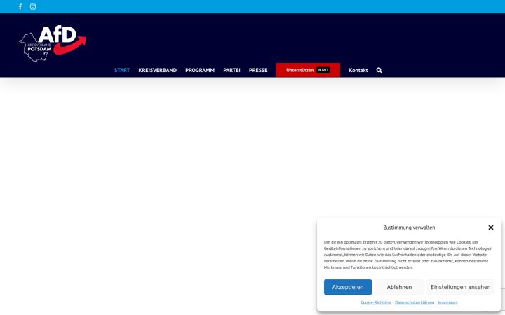 Screenshot of afd-potsdam.de