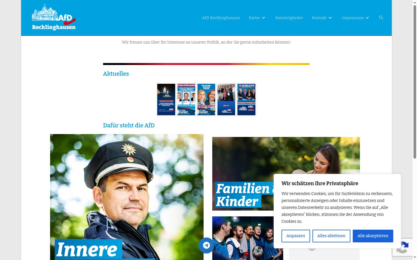 Sutikimo reklamjuostės, rodytos prieš bet kokią sąveiką, ekrano kopija