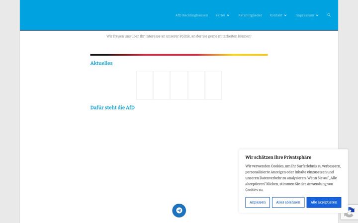 Screenshot of afd-stadt-recklinghausen.de