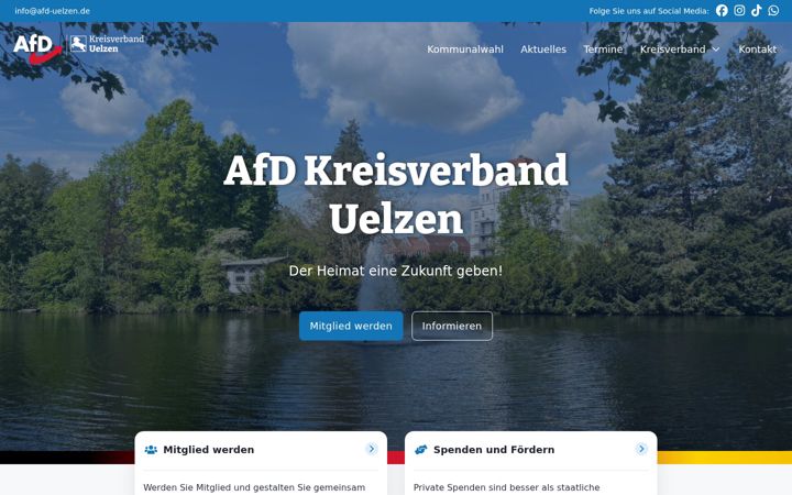 Screenshot ta' afd-uelzen.de