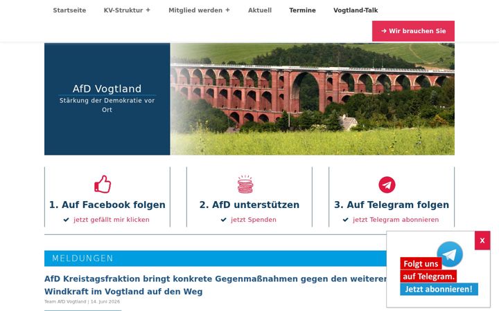 Screenshot of afd-vogtland.de