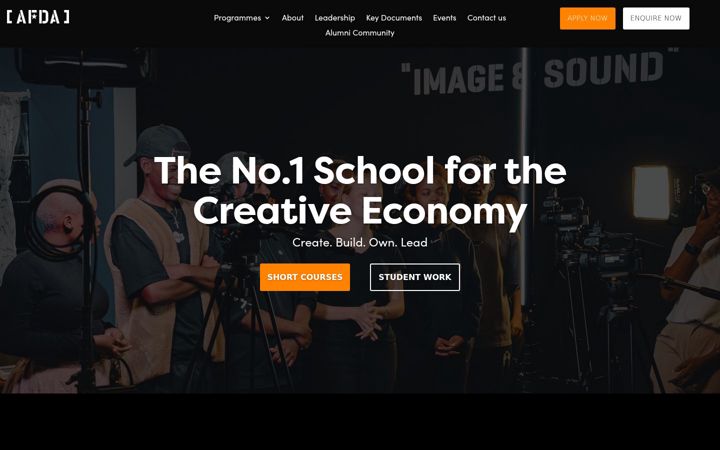 Screenshot ta' afda.co.za
