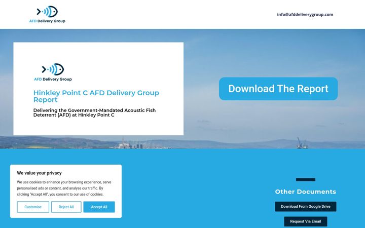 Screenshot of afddeliverygroup.com