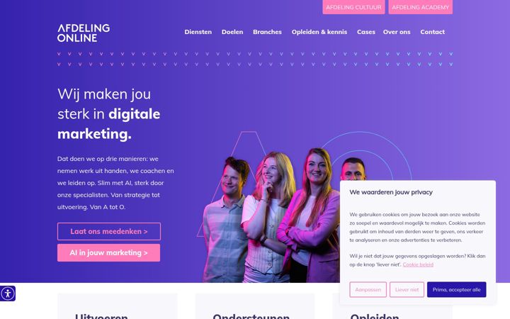 Screenshot of afdelingonline.nl