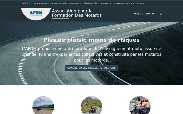 Screenshot di afdm.org