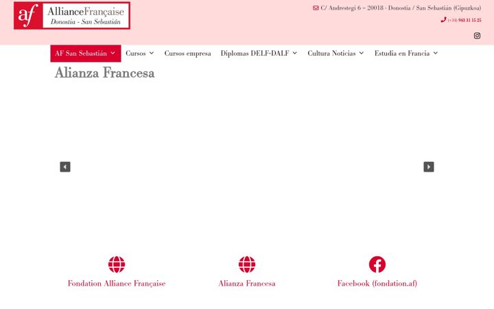 Captura de pantalla de afdonostiasansebastian.org