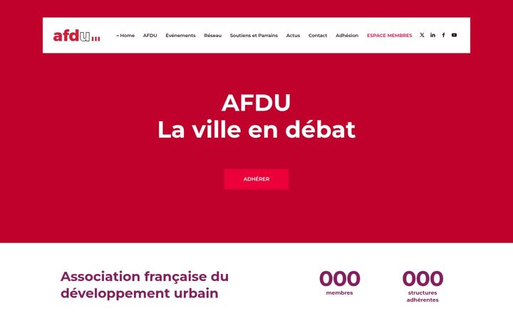 Screenshot di afdu.fr