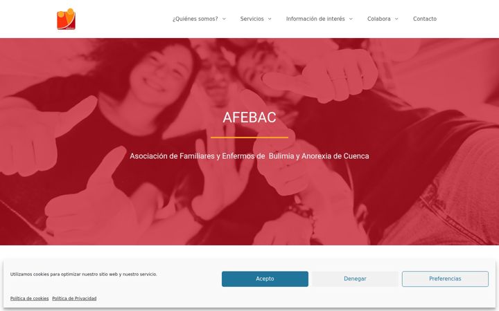 Screenshot of afebac.com