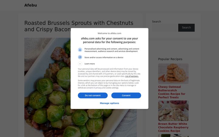 Screenshot of afebu.com