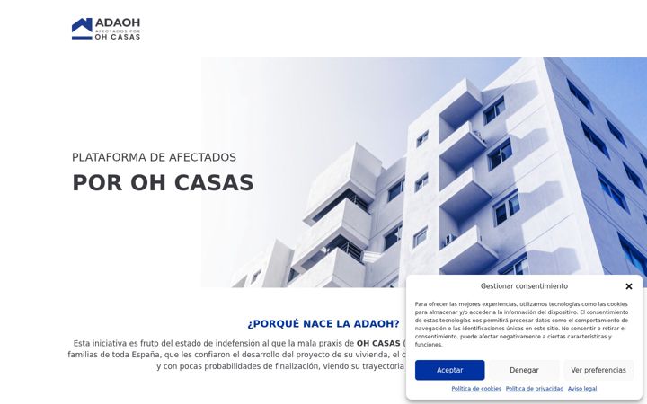 Screenshot of afectadosporohcasas.com