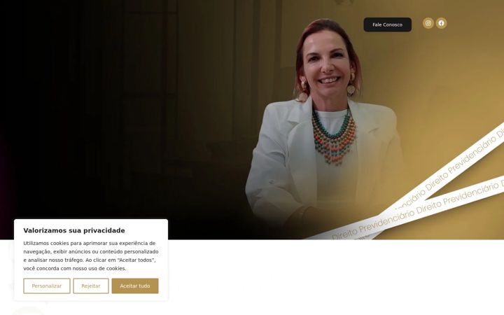 Screenshot of afeitaladvocacia.com.br