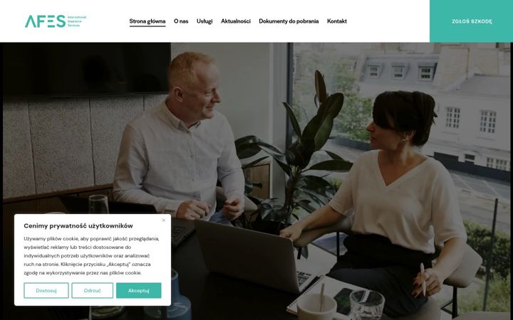 Screenshot of afes.pl