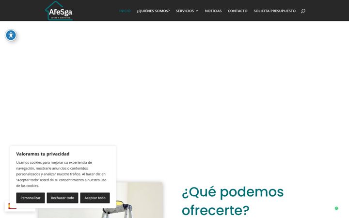 Zrzut ekranu afesgaservicios.es
