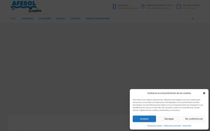 Screenshot of afesolempleo.com