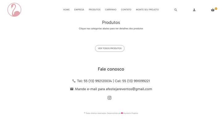 Zrzut ekranu afestejarlocacoes.com.br