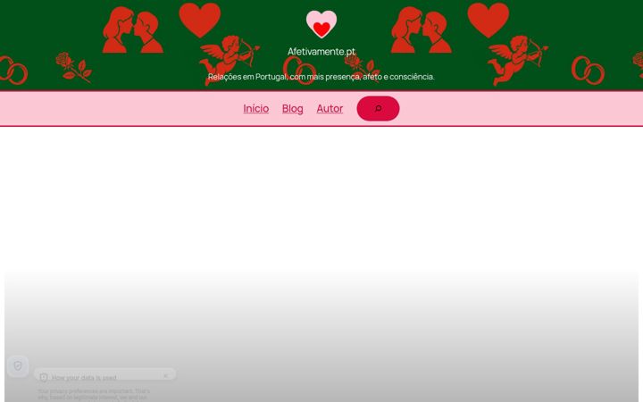 Screenshot of afetivamente.pt