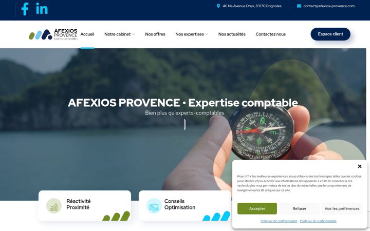 Screenshot του afexios-provence.com
