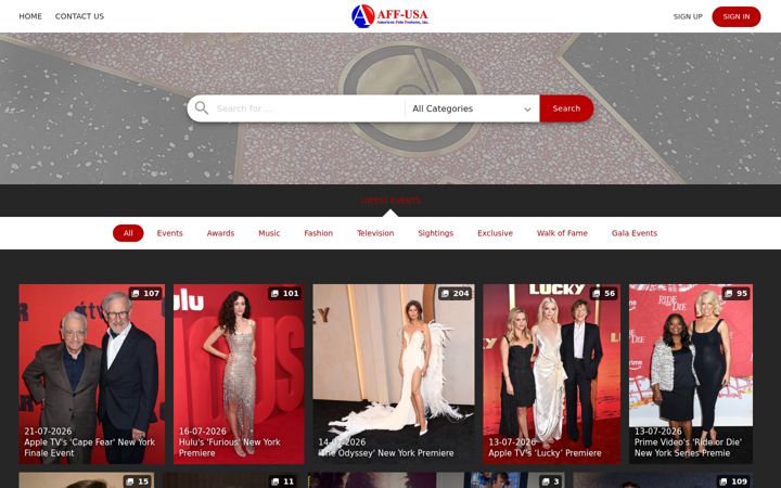 Screenshot of aff-usa.com