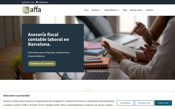 Screenshot of affa.es