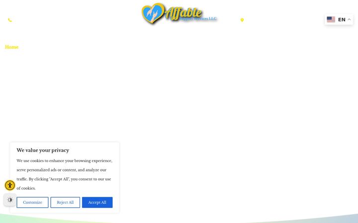 Screenshot of affablesupport.com