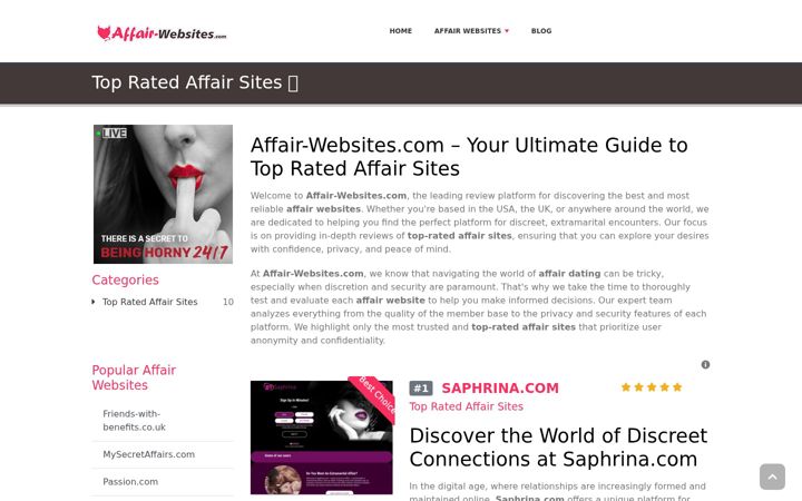 Screenshot of affair-websites.com