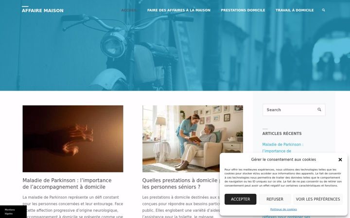 Screenshot of affairemaison.net