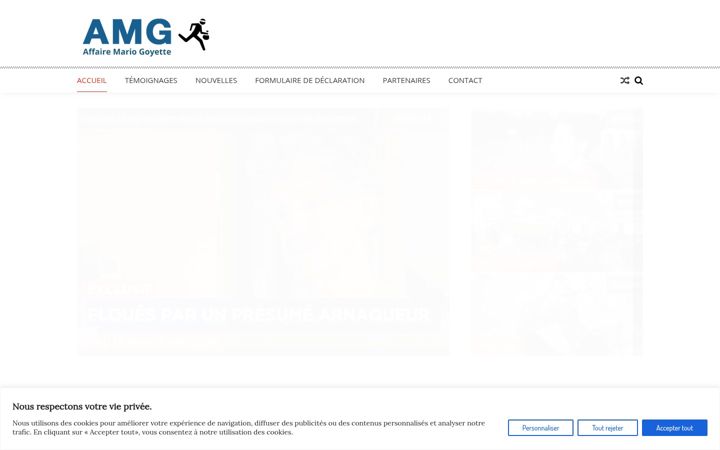 Captură de ecran a affairemariogoyette.org