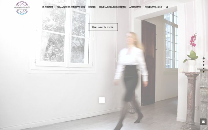 Captură de ecran a affairespubliques.net