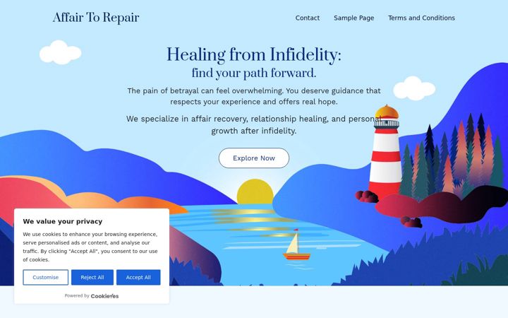 Screenshot του affairtorepair.com