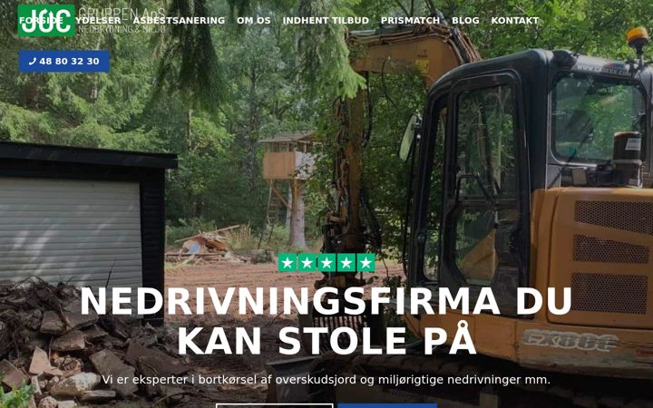 Screenshot of affaldshelten.dk
