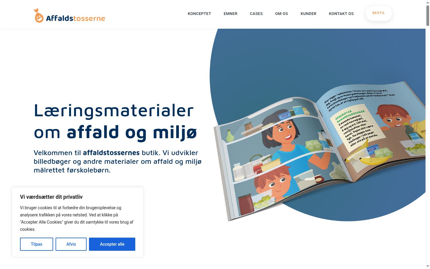 Kuvakaappaus suostumusbannerista, joka näytettiin ennen mitään vuorovaikutusta