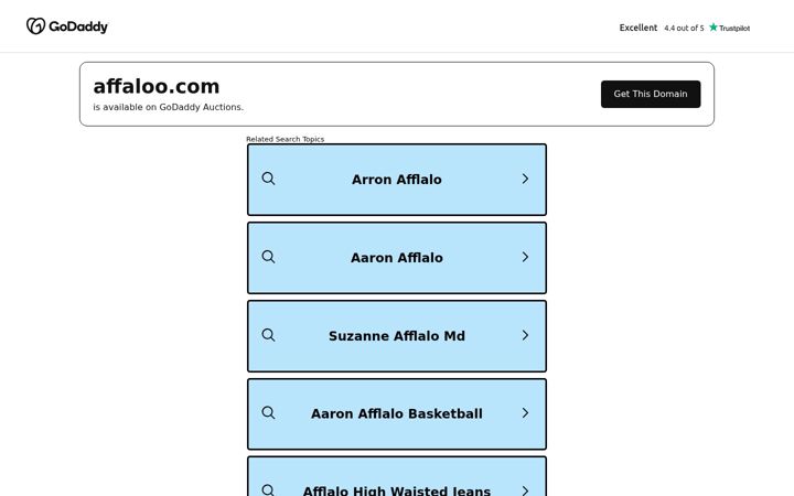Screenshot του affaloo.com